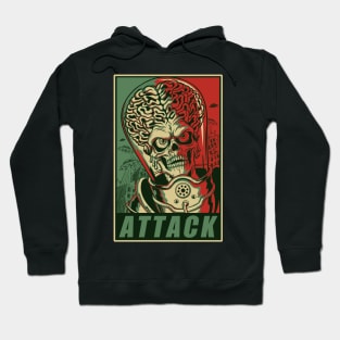 Attack! Green & Red Hoodie